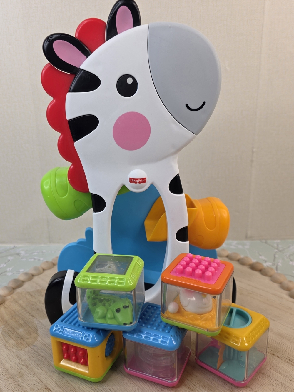 Fisher-Price Peek A Boo Stacking Toy With Blocks